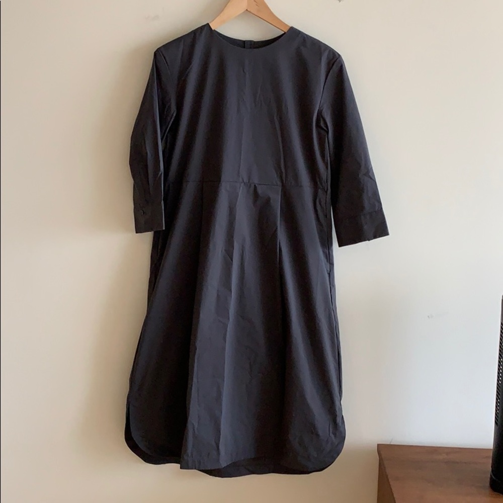 Muji Black Midi Dress